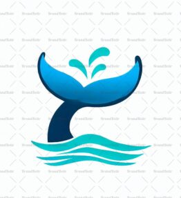 Walflosse und Wasser